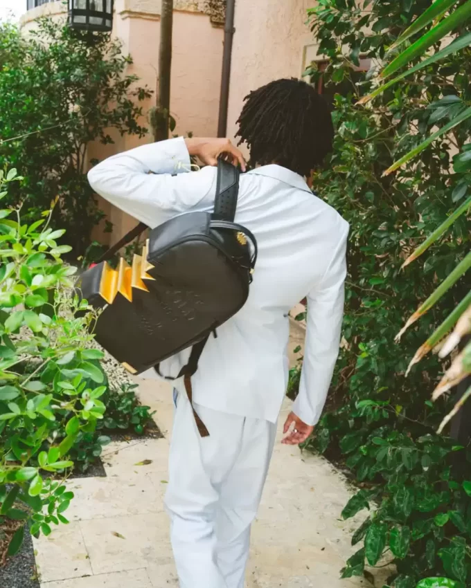 A.i.3 SHARK BITE BLACK GOLD BACKPACK (DLXV) A.i.3 SHARK BITE BLACK GOLD BACKPACK (DLXV)