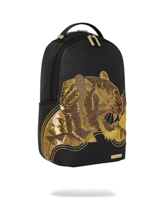 A.I.8 AFRICAN INTELLIGENCE GUILDED LEOPARD BACKPACK (DLXV) A.I.8 AFRICAN INTELLIGENCE GUILDED LEOPARD BACKPACK (DLXV)