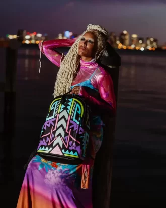 A.I. PATH TO THE FUTURE III BACKPACK – SANDFLOWER COLLAB (GLOW IN THE DARK)