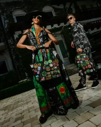 A.I. THE 54 (PATCHES OF AFRICA) CARGO TOTE A.I. THE 54 (PATCHES OF AFRICA) CARGO TOTE