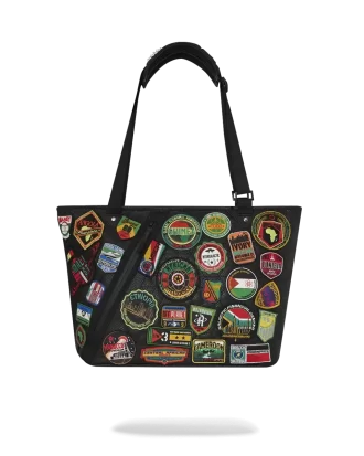 A.I. THE 54 (PATCHES OF AFRICA) CARGO TOTE A.I. THE 54 (PATCHES OF AFRICA) CARGO TOTE