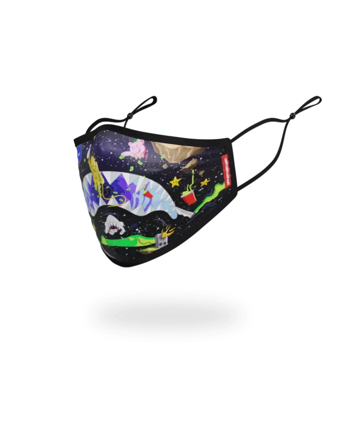 ADULT ASTRO PARTY FORM-FITTING FACE MASK ADULT ASTRO PARTY FORM-FITTING FACE MASK