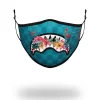 ADULT BLOSSOM SHARK FORM FITTING FACE MASK ADULT BLOSSOM SHARK FORM FITTING FACE MASK