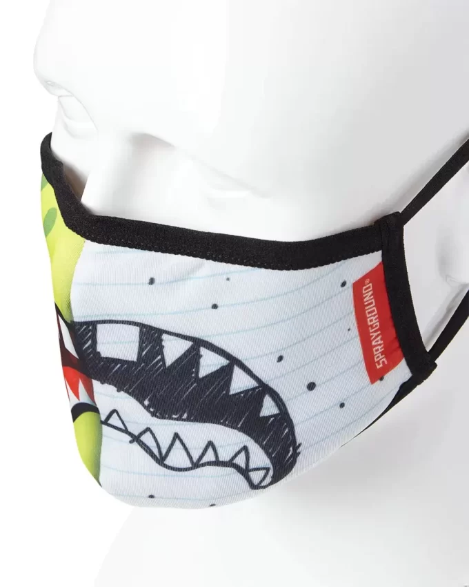 ADULT DOODLEBOB SPLIT SHARK FORM FITTING FACE-COVERING ADULT DOODLEBOB SPLIT SHARK FORM FITTING FACE-COVERING