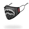 ADULT REVERSE SHARKS IN PARIS (BLACK) FORM FITTING FACE MASK ADULT REVERSE SHARKS IN PARIS (BLACK) FORM FITTING FACE MASK