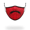 ADULT REVERSE SHARKS IN PARIS (RED) FORM FITTING FACE MASK ADULT REVERSE SHARKS IN PARIS (RED) FORM FITTING FACE MASK