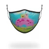 ADULT SPONGEBOB JELLY SHARK FORM FITTING FACE-COVERING ADULT SPONGEBOB JELLY SHARK FORM FITTING FACE-COVERING