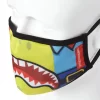 ADULT SPONGEBOB OG SHARK FORM FITTING FACE-COVERING ADULT SPONGEBOB OG SHARK FORM FITTING FACE-COVERING