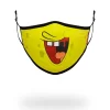 ADULT SPONGEBOB SMILE FORM FITTING FACE-COVERING ADULT SPONGEBOB SMILE FORM FITTING FACE-COVERING