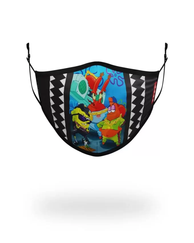 ADULT SPONGEBOB TRACK SUIT FORM FITTING FACE-COVERING ADULT SPONGEBOB TRACK SUIT FORM FITTING FACE-COVERING