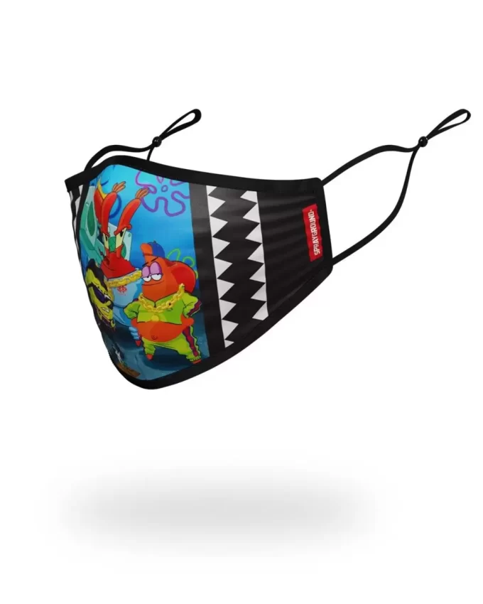 ADULT SPONGEBOB TRACK SUIT FORM FITTING FACE-COVERING ADULT SPONGEBOB TRACK SUIT FORM FITTING FACE-COVERING