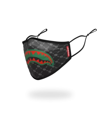 ADULT SPUCCI (BLACK) FORM-FITTING FACE MASK