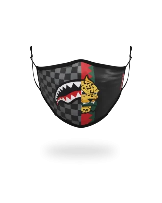 ADULT SPUCCI SPLIT FORM-FITTING FACE MASK ADULT SPUCCI SPLIT FORM-FITTING FACE MASK