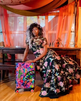 AVANT GARDEN SHARKNAUTICS HARDSHELL CARRY-ON LUGGAGE AVANT GARDEN SHARKNAUTICS HARDSHELL CARRY-ON LUGGAGE