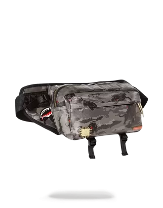 BLACK PANTHERA CAMO CROSSBODY