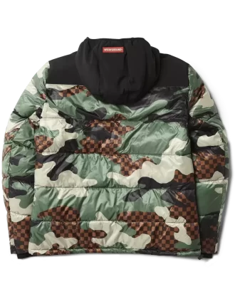 CAMO CHECKERED PUFFER
