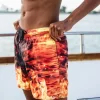 CAMO FIRE SHOTO SWIM TRUNKS CAMO FIRE SHOTO SWIM TRUNKS