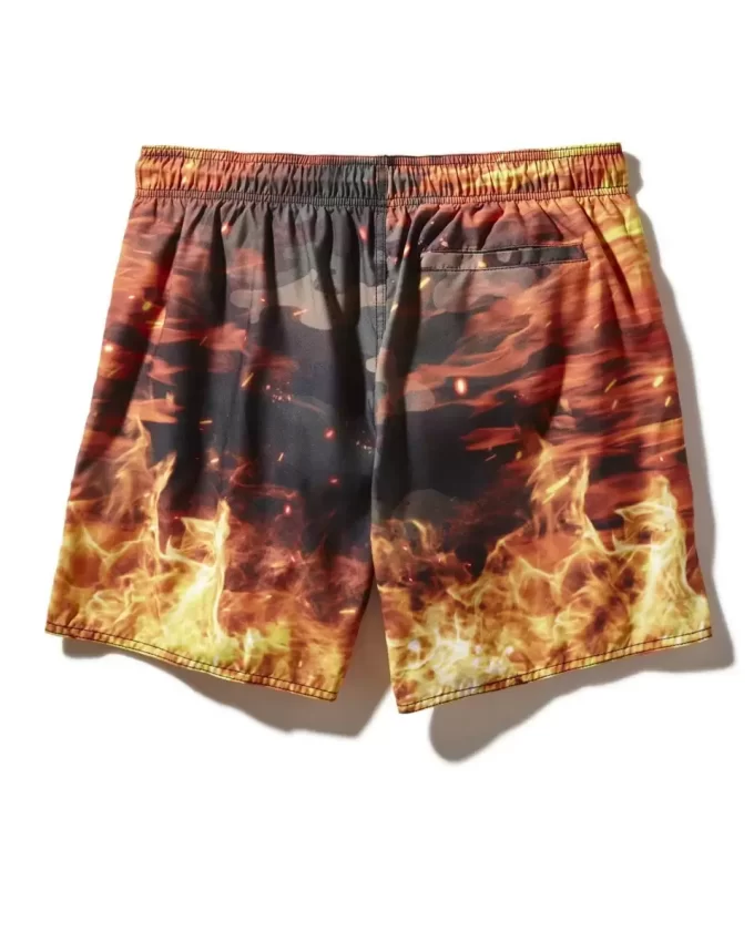 CAMO FIRE SHOTO SWIM TRUNKS CAMO FIRE SHOTO SWIM TRUNKS