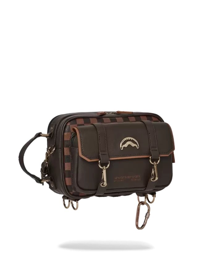 CHECKMATE ROYALE MESSENGER BRICK BAG CHECKMATE ROYALE MESSENGER BRICK BAG