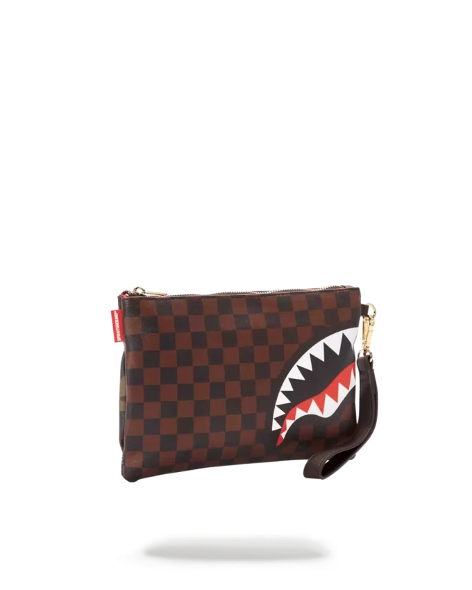 CHECKS IN CAMOFLAUGE CROSSOVER CLUTCH CHECKS IN CAMOFLAUGE CROSSOVER CLUTCH