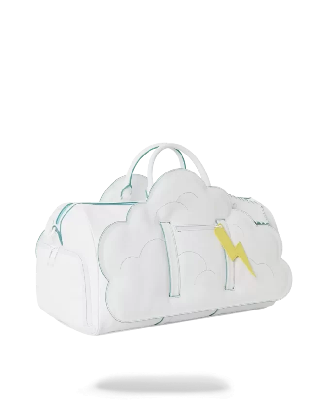 CLOUDY WITH A CHANCE OF SHARK DUFFLE CLOUDY WITH A CHANCE OF SHARK DUFFLE