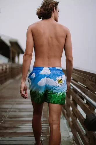 CRAZY DAISIES SWIM SHORTS