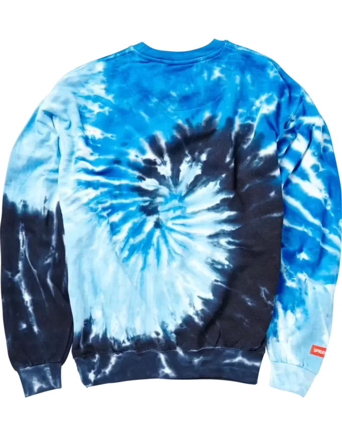 DISRUPTIVE BEHAVIOR DISORDER CREW ROYAL BLUE TIE DYE DISRUPTIVE BEHAVIOR DISORDER CREW ROYAL BLUE TIE DYE
