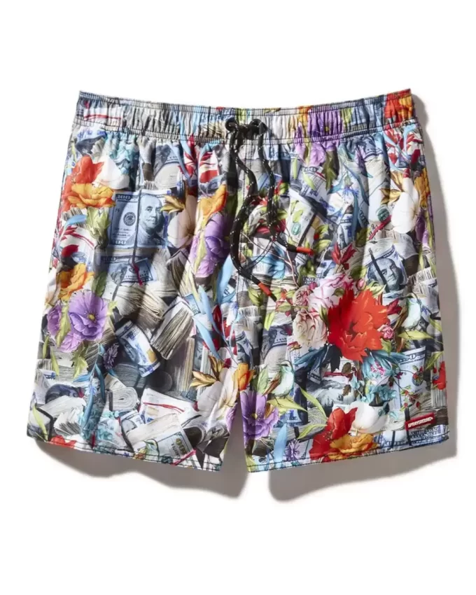 FLORAL MONEY SHOTO SWIM TRUNKS FLORAL MONEY SHOTO SWIM TRUNKS