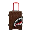 FRENZY SHARKS SHARKNAUTICS HARDSHELL CARRY-ON LUGGAGE FRENZY SHARKS SHARKNAUTICS HARDSHELL CARRY-ON LUGGAGE