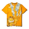 GARFIELD CAT STRATCH GRAPHIC T-SHIRT (ORANGE)