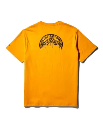 GARFIELD CAT STRATCH GRAPHIC T-SHIRT (ORANGE) GARFIELD CAT STRATCH GRAPHIC T-SHIRT (ORANGE)