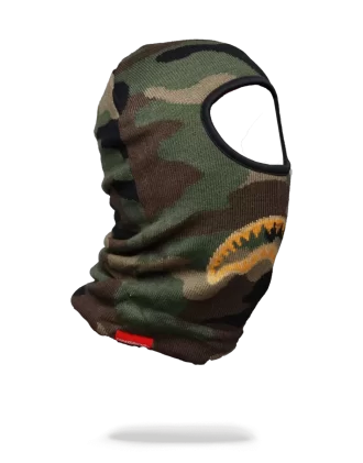 GOLD KNIT SHARK MOUTH SKI MASK GOLD KNIT SHARK MOUTH SKI MASK