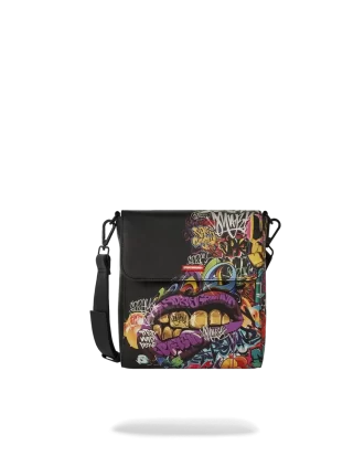 HALF GRAF LIPS MESSENGER BAG