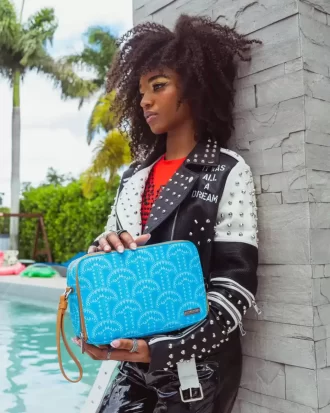 ILLUCHAINS TURQ TOILETRY BAG ILLUCHAINS TURQ TOILETRY BAG