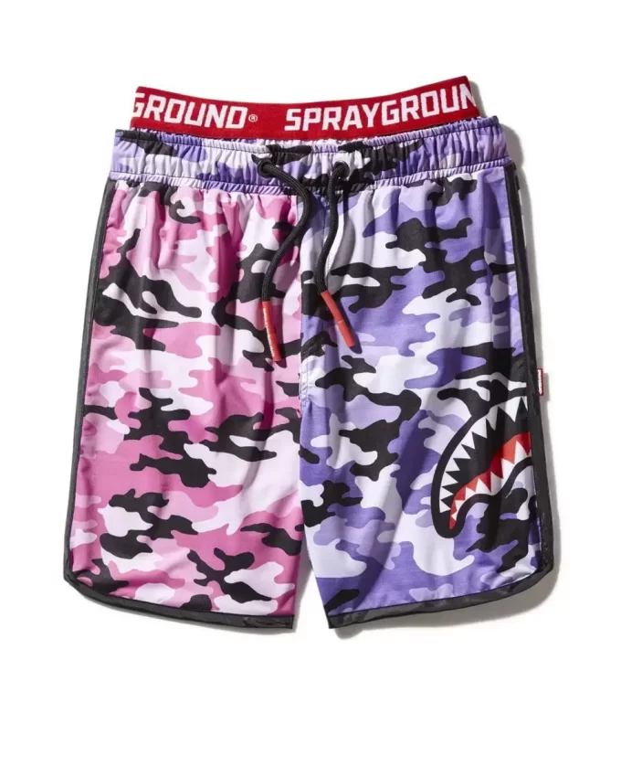 KIDS SPLIT CAMO SWIM TRUNKS KIDS SPLIT CAMO SWIM TRUNKS
