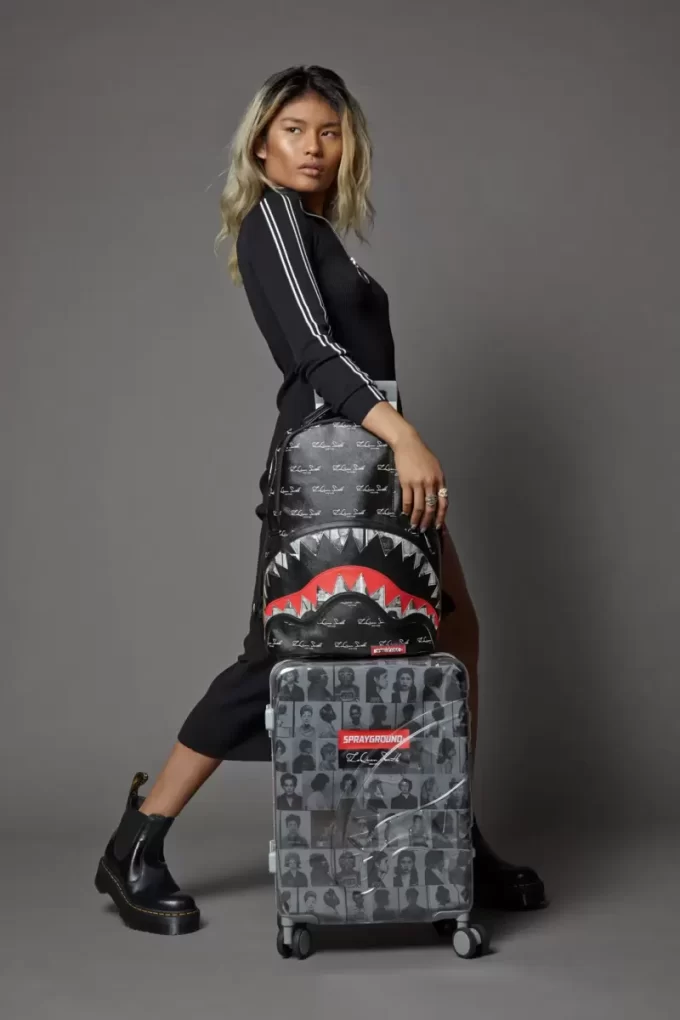 LAQUAN SMITH EMBOSSED CLEAR 3M CARRY-ON LAQUAN SMITH EMBOSSED CLEAR 3M CARRY-ON