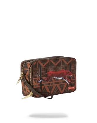 LEOPARDS IN PARIS TOILETRY AKA MONEY BAG