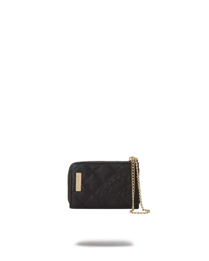 LEVELED UP SPLIT QUILT SHARK WALLET