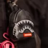 LIGHTS OUT SHARKS IN PARIS BACKPACK KEYCHAIN