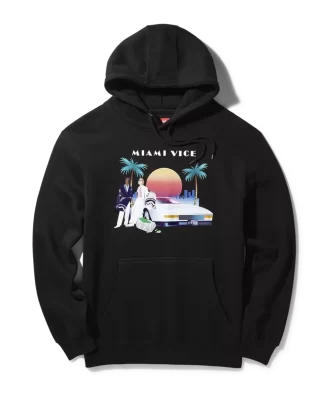 MIAMI VICE HOODY (BLACK)