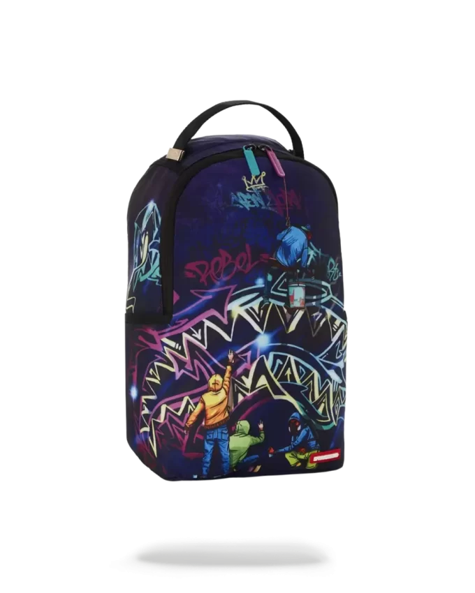 MIDNIGHT GRAFFITI ARTISTS MINI BACKPACK MIDNIGHT GRAFFITI ARTISTS MINI BACKPACK