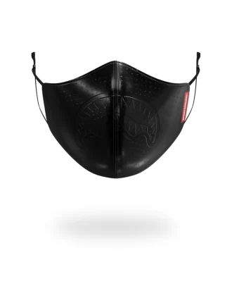 MIDNIGHT SHARK VEGAN LEATHER FACEMASK
