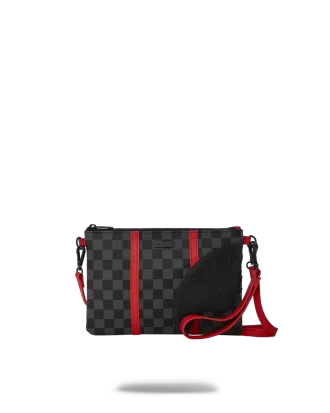 MONACO SHARK CLUB CROSSOVER CLUTCH W/ SHOULDER STRAP