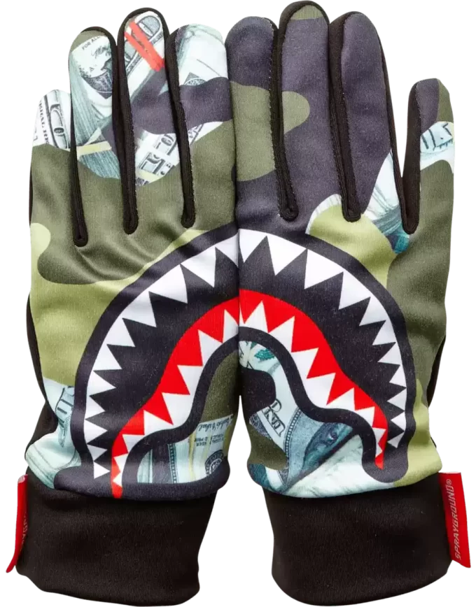 MONEY CAMO GLOVES