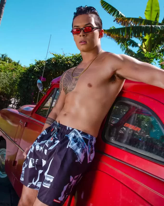 MONEY NIGHT SHOTO SWIM TRUNKS MONEY NIGHT SHOTO SWIM TRUNKS