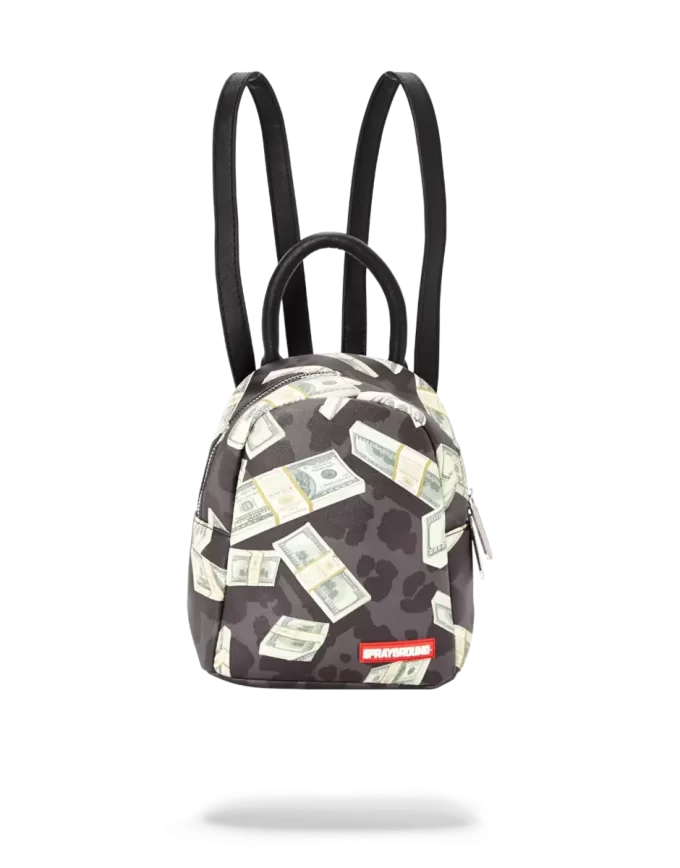 MONEY ON BLACK LEOPARD PRINT MINI