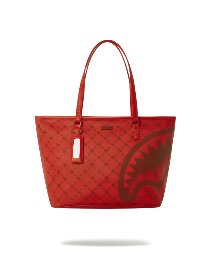 MONEY PATTERN BRICK TOTE MONEY PATTERN BRICK TOTE