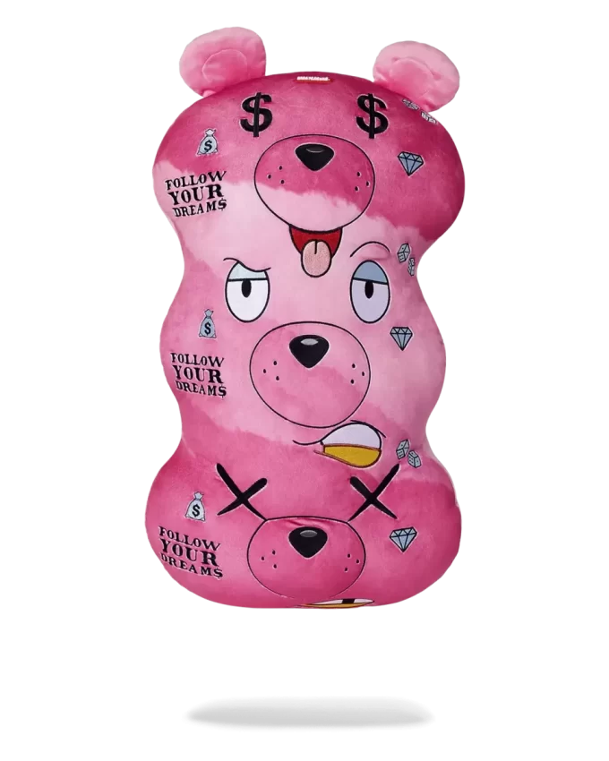 MONEYBEAR TRIPLE PINK PLUSH TOY/PILLOW MONEYBEAR TRIPLE PINK PLUSH TOY/PILLOW