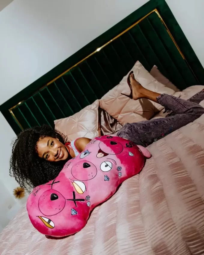 MONEYBEAR TRIPLE PINK PLUSH TOY/PILLOW MONEYBEAR TRIPLE PINK PLUSH TOY/PILLOW