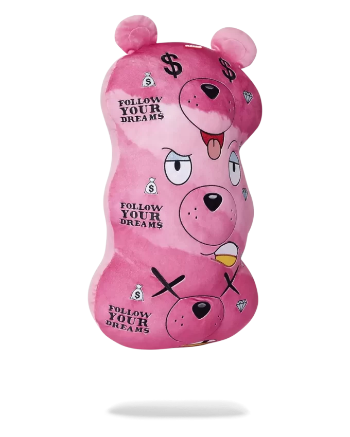 MONEYBEAR TRIPLE PINK PLUSH TOY/PILLOW MONEYBEAR TRIPLE PINK PLUSH TOY/PILLOW